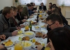 Zdjęcie z galerii: Uroczystości związane z zakończeniem kolejnego etapu remontu zabytkowego kościoła w Sękowicach (06.01.2016)