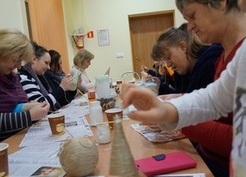 Zdjęcie z galerii: Warsztaty w świetlicy wiejskiej w m. Późna (19.12.2016r.)