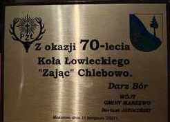 Zdjęcie z galerii: 70-lecie Koła Łowieckiego 'Zając Chlebowo'