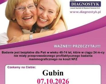 Ilustracja do artykułu: Bezpłatne badania mammograficzne