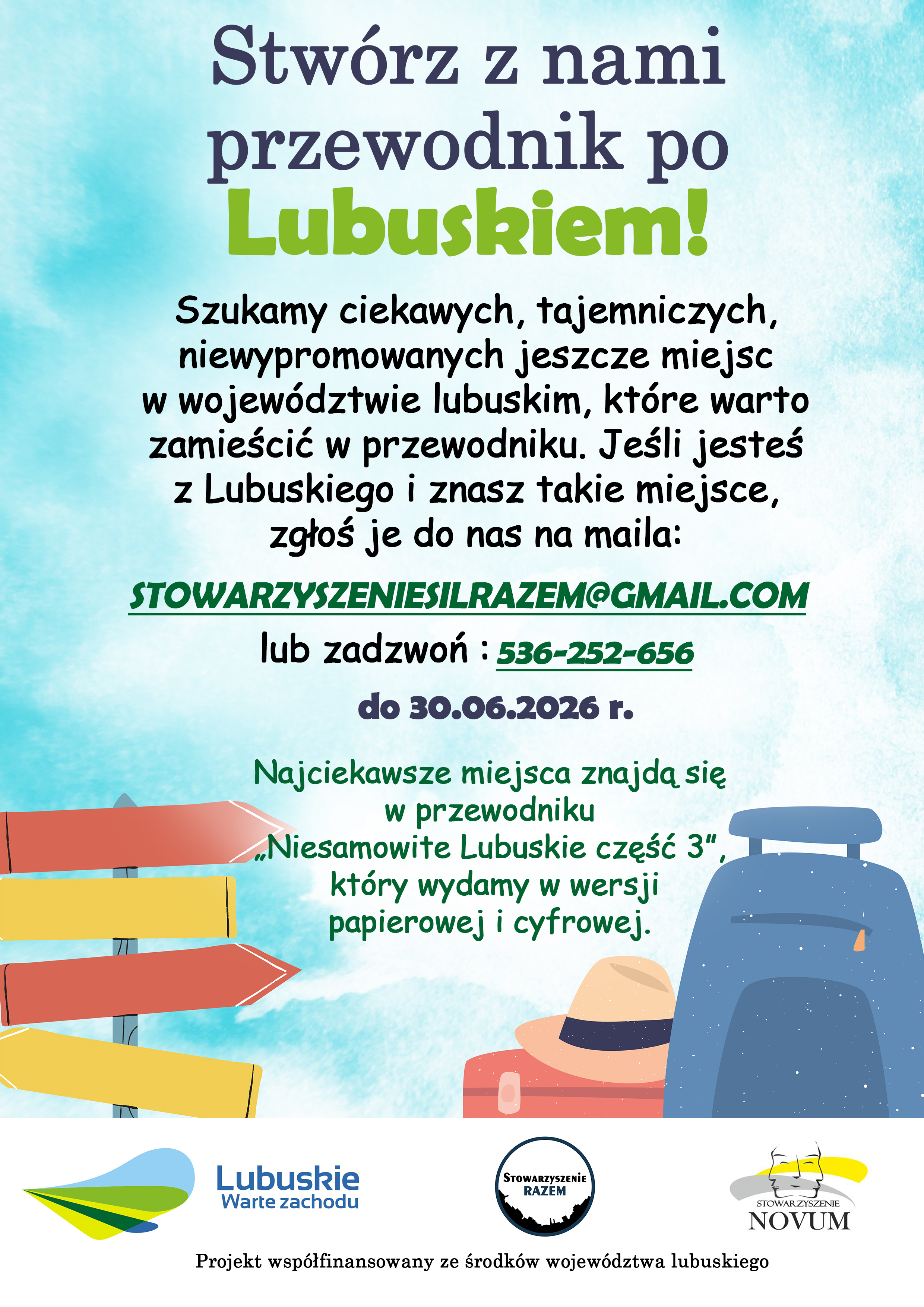 plakat zachęcający do stworzenia przewodnika